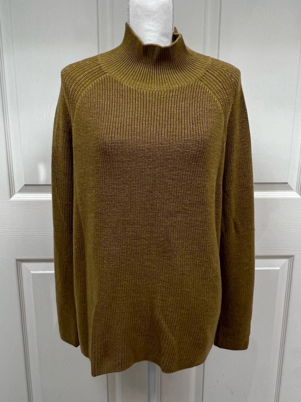 Eileen Fisher Merino Wool Turtleneck Top Knit Size M